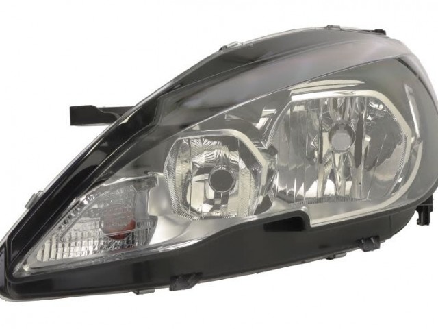Peugeot 308  2013.10.01-2017.08.01 utángyártott új bal első fényszóró H7/HB3 (motorral) DEPO