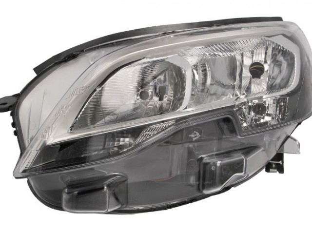 Peugeot Expert 2016.06.01-2024.03.31 utángyártott új bal első fényszóró H7/H1+napp.f. (motorral) DEPO