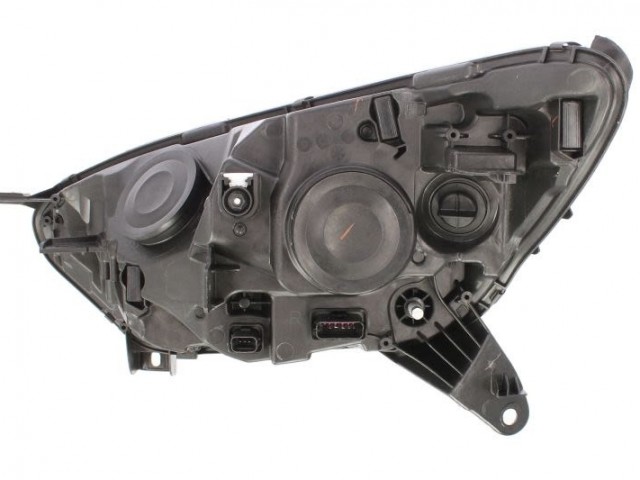 Renault Captur 2013.06.01-2016.08.30 utángyártott új jobb első fényszóró H1/H1 fekete h. (motorral) DEPO