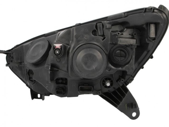 Renault Captur 2013.06.01-2016.08.30 utángyártott új jobb első fényszóró H1/H1 króm h. (motorral) DEPO