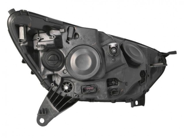 Renault Captur 2013.06.01-2016.08.30 utángyártott új bal első fényszóró H1/H1 króm h. (motorral) DEPO