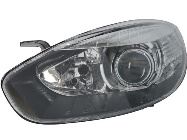 Renault Fluance 2013-2015 utángyártott új bal első fényszóró 2H7 fekete házas (motorral) DEPO