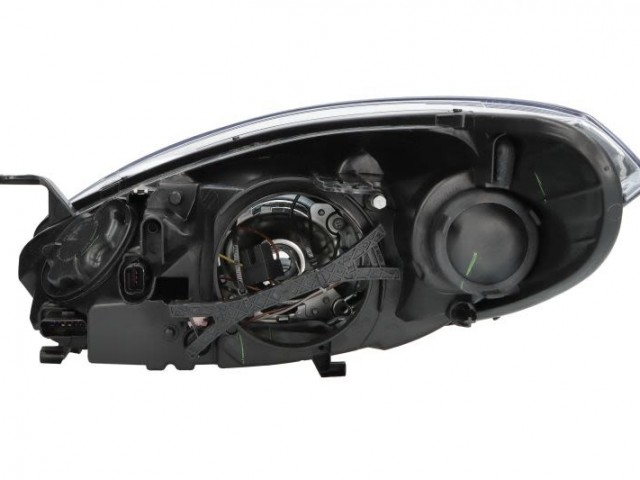 Renault Fluance 2013.01.01- utángyártott új jobb első fényszóró 2H7 fekete házas (motorral) DEPO