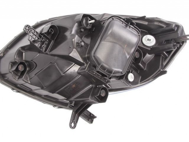 Renault Kangoo 2013.07.01-2021.04.30 utángyártott új jobb első fényszóró H4 króm házas (motoros) DEPO