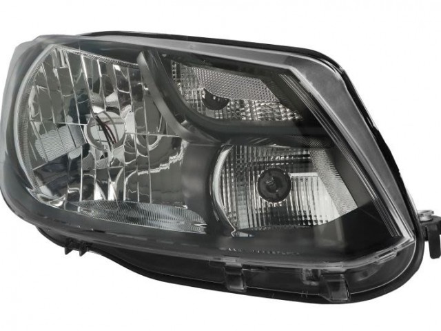 Volkswagen Caddy III.  2013.05.01-2015.05.30 utángyártott új jobb első fényszóróZ H4 + napp.fény.(motorral) TYC