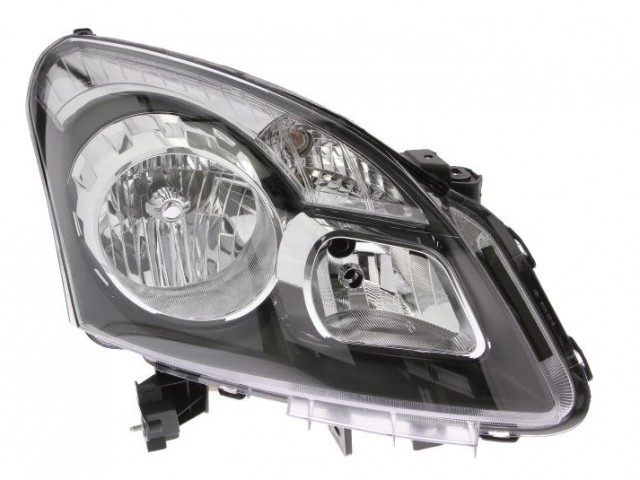 Renault Koleos 2008.07.-2011.10. utángyártott új jobb első fényszóró 2H7 sötét házas motorral DEPO
