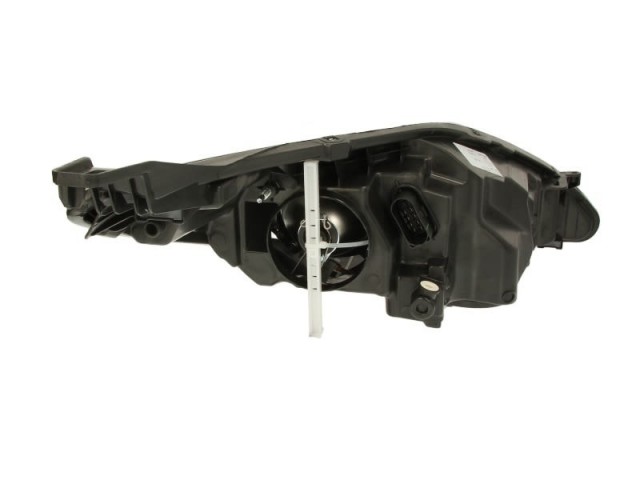 Ford Fiesta 2008.10.01-2013.01.31 utángyártott új bal első fényszóró H7/H1 króm h. proj. (motorral) TYC