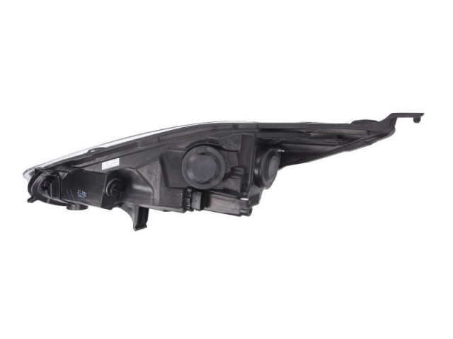 Ford Fiesta 2013.02.01-2017.05.01  utángyártott új jobb első fényszóró H7/H1/LED króm, DE.,+ napf.motorral TYC