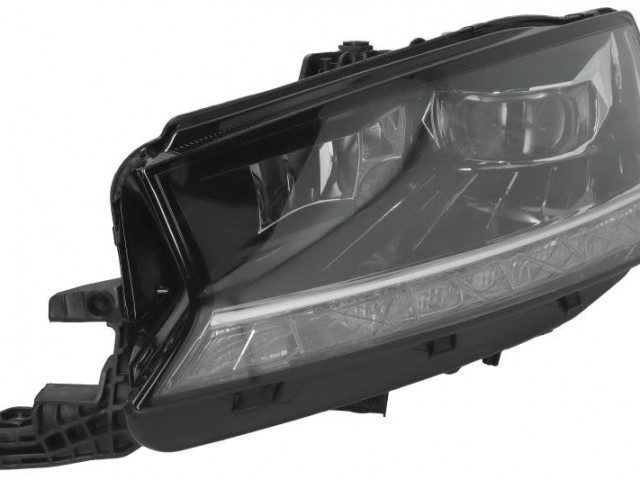 Skoda Fabia III. 2018.07.30-2022.04.01 utángyártott új bal első fényszóró Bi-LED/PWY24W elektr.nélkül TYC
