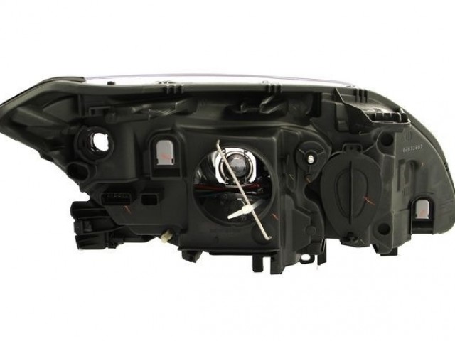 Renault Laguna 2007.10.01-2011.01.31 utángyártott új bal első fényszóró 2H7 króm házas (motoros) DEPO