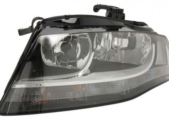 Audi A4 B8 2009.01.01-2011.07.31  utángyártott új bal első fényszóró 2H7 nappali f. (motorral) TYC