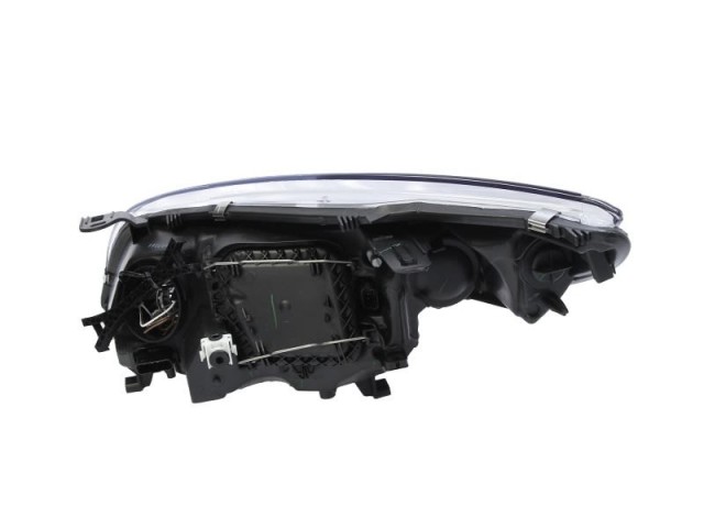 Renault Megane III. 2012.04.01-2013.12.31 utángyártott új jobb első fényszóró 2H7 fekete-króm házas (motorral) DEPO