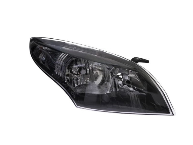 Renault Megane III. 2012.04.01-2013.12.31 utángyártott új jobb első fényszóró 2H7 fekete házas (motorral) DEPO