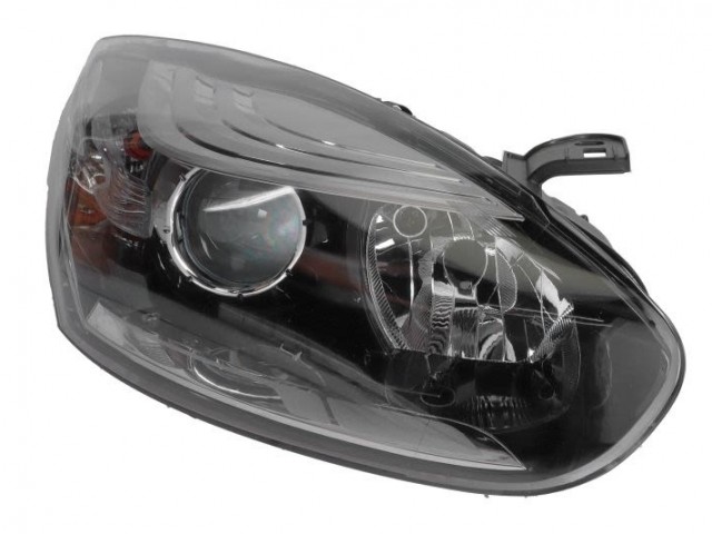 Renault Megane III.  2014.01.01-2016.02.01 utángyártott új jobb első fényszóró 2H7 króm házas (motorral) DEPO