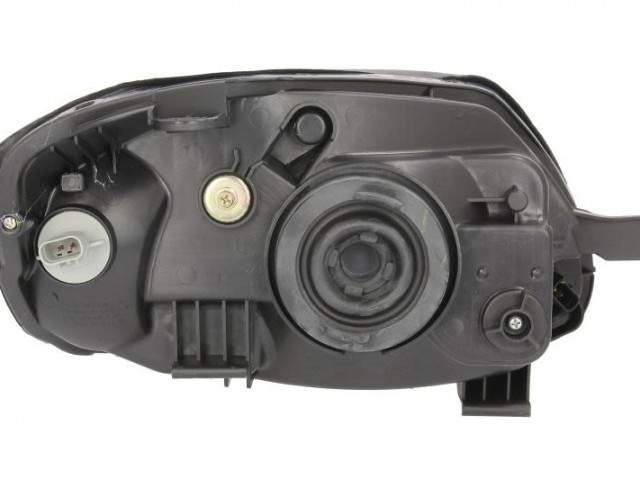 Hyundai Accent 2003.01.01-2005.12.31 utángyártott új bal első fényszóró H4 fehér vill. (motoros) TYC
