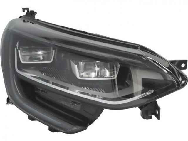 Renault Megane IV.  2016.03.01-2020.10.08  utángyártott új jobb első fényszóró LED fekete házas DEPO