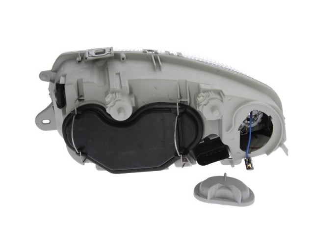 Alfa Romeo 147 2000.10.01-2004.10.31 utángyártott új jobb első fényszóró 2H7/H1 (GTA, fekete házas, motoros) TYC