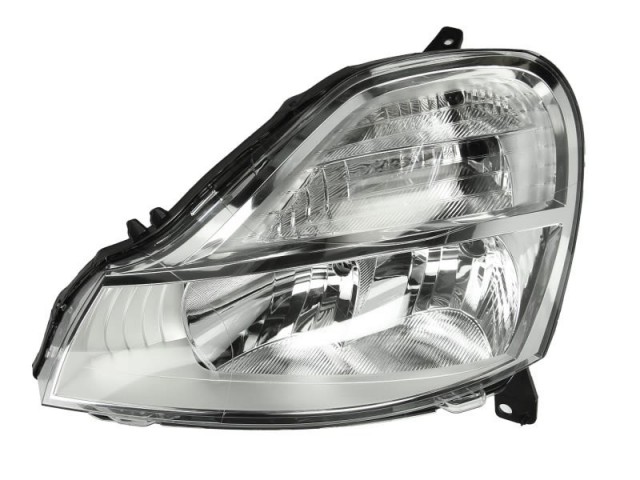 Renault Modus 2008.04.01- utángyártott új bal első fényszóró H1/H7 (motoros) DEPO