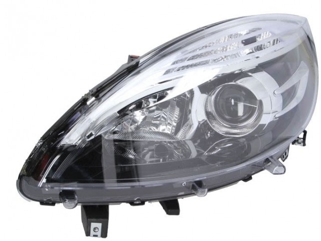 Renault Grand Scenic III.  2012.01.01- utángyártott új bal első fényszóró 2H7 (motoros) DEPO