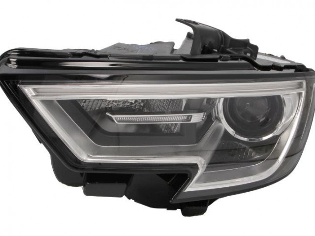 Audi A3 (8V1, 8VK,) 2016.04.01-2020.04.20  utángyártott új bal első fényszóró Bi-XENON D5S/LED üres (motorral) TYC