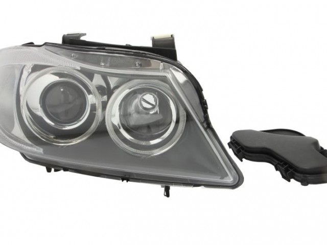 BMW 3 E90 2005.03.01-2008.08.31 utángyártott új jobb első fényszóró D1S/H7 Bi-Xenon (motorral) TYC