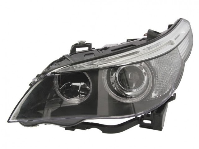 BMW 5 E60 2003.07.01-2010.10.01 utángyártott új bal első fényszóró Bi-XENON D1S/H7 05-07 (motorral) TYC