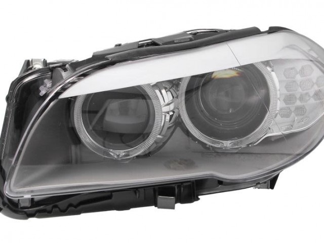 BMW 5 (F10) 2010.04.01-2013.07.19 utángyártott új bal első fényszóró Bi-XENON D1S/LED+napp.f. (motorral)