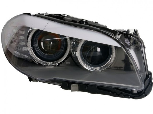 BMW 5 (F10) 2010.04.01-2013.07.19 utángyártott új jobb első fényszóró Bi-XENON D1S/LED+napp.f. (motorral)