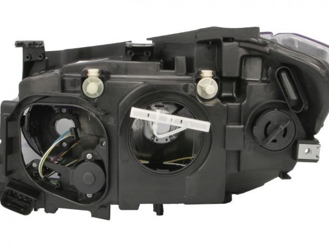 BMW X1 (E84) 2012.07.01-2015.08.31 utángyártott új jobb első fényszóró H7/H15 fekete h.  (motorral) TYC