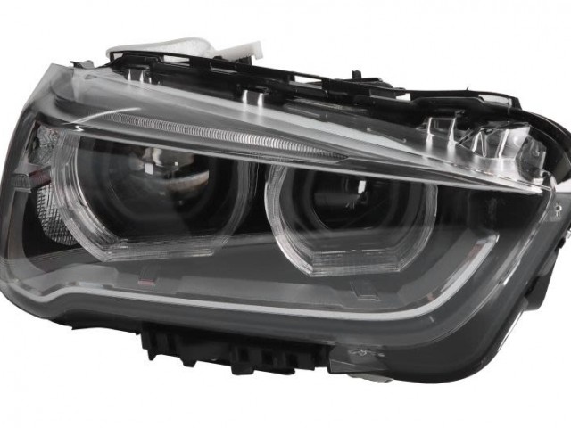 BMW X1 (F48)  2015.09.01- utángyártott új jobb első fényszóró Bi-LED (motorral) elektr. nélk. TYC