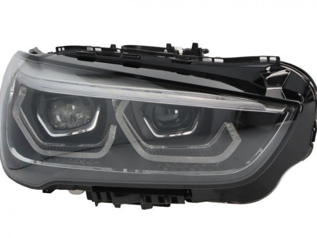 BMW X1 (F48) 2019.01.01-  utángyártott új jobb első fényszóró LED (motorral) elektr. nélk.  TYC