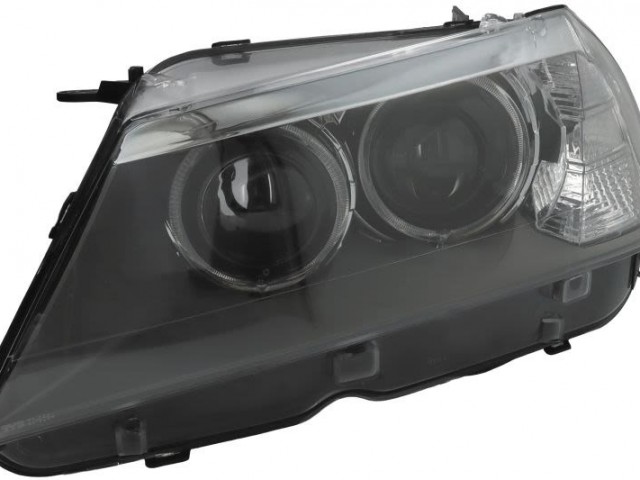 BMW X3 (F25) 2010.12.01-2014. utángyártott új bal első fényszóró XENON D1S/LED elektr.nélk.  (motorral)