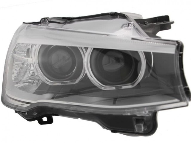 BMW X3 (F25) 2014-2018.08.31 utángyártott új jobb első fényszóró XENON D1S/LED elektr.nélk. (motorral)