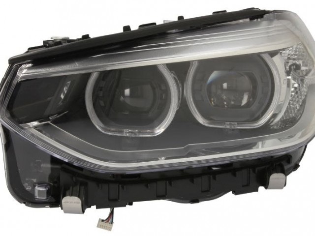 BMW X3 G01 2017.10.01-2021.07.30 utángyártott új bal első fényszóró LED elektr.nélk. (motorral) TYC