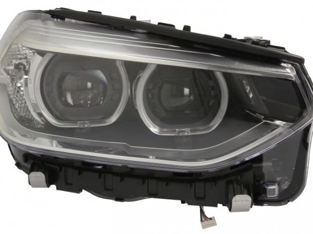 BMW X3 G01 2017.10.01-2021.07.30 utángyártott új jobb első fényszóró LED elektr.nélk. (motorral) TYC