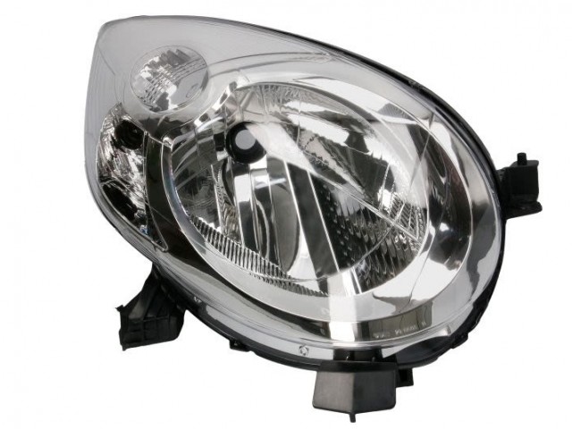 Citroen C1 2005.01.01-2014.02.28 utángyártott új jobb első fényszóró H4 (motoros) TYC
