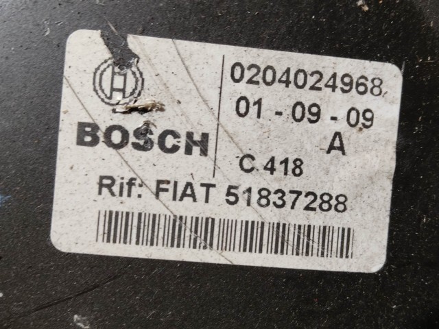 Lancia Ypsilon II. 2003-2011 1,2 benzin fékszervódob 0204024968 , 51837288