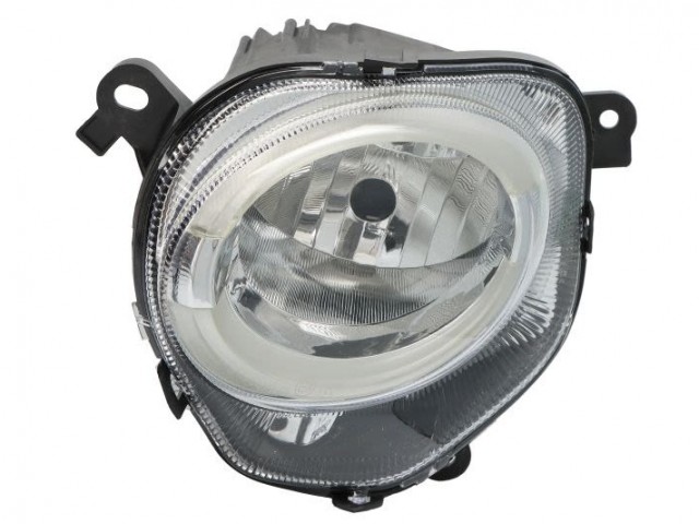 Fiat 500 Fl  2015.07.01- utángyártott új bal első távfényszóró H7/LED (manuális áll.) TYC *