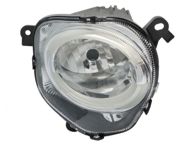 Fiat 500 Fl 2015.07.01-  utángyártott új jobb első távfényszóró H7/LED (manuális áll.) TYC *