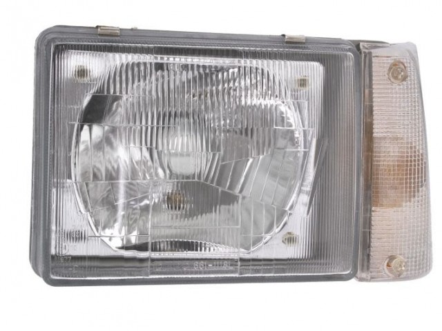 Fiat Panda I. 1986.01.01-2003.02.28 utángyártott új bal első fényszóró R2 vagy H4 fehér vill.(motoros) TYC