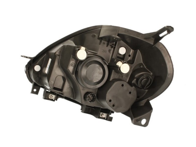 Fiat Punto Evo 2009.12.01-2011.12.31 utángyártott új jobb első fényszóró H4 króm h. (motorral) TYC