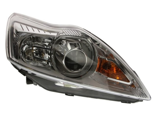 Ford Focus II.  2007.09.01-2011.02.28  utángyártott új jobb első fényszóró XENON króm házas (motorral) TYC