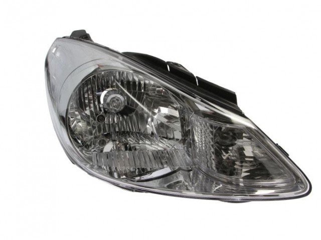 Hyundai I 10 2008.05.01-2010.12. utángyártott új jobb első fényszóró H4 (motorral) TYC