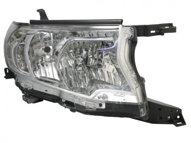 Toyota LAND CRUISER PRADO (_J15_) 2017- utángyártott új jobb első fényszóró H11/HB3+LED (motoros) DEPO