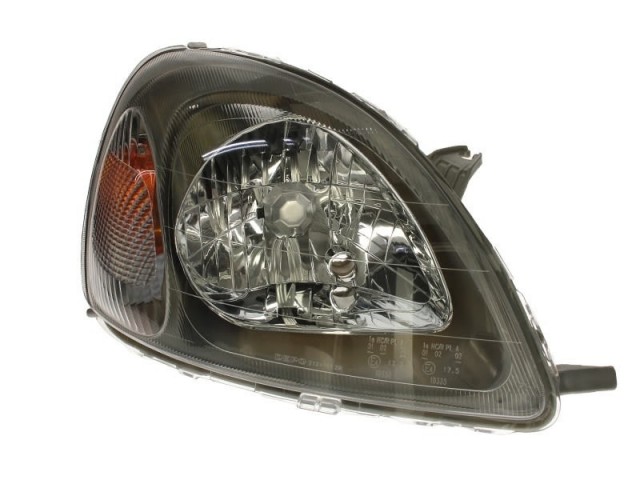 Toyota Yaris 1999-2003 utángyártott új jobb első fényszóró H4 Stanley tip. (motorral) DEPO