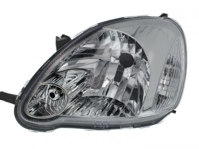 Toyota Yaris 2003-2005 utángyártott új bal első fényszóró H4 (motorral) ICHIKOH typ. DEPO