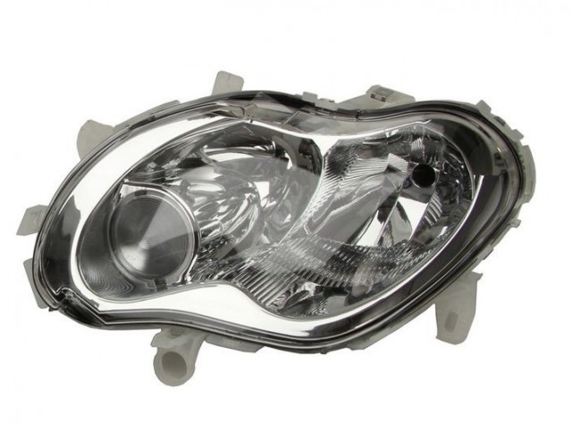 Smart Fortwo 1997-2007 utángyártott új bal első fényszóró H7/H1 03-tól (motorral) DEPO