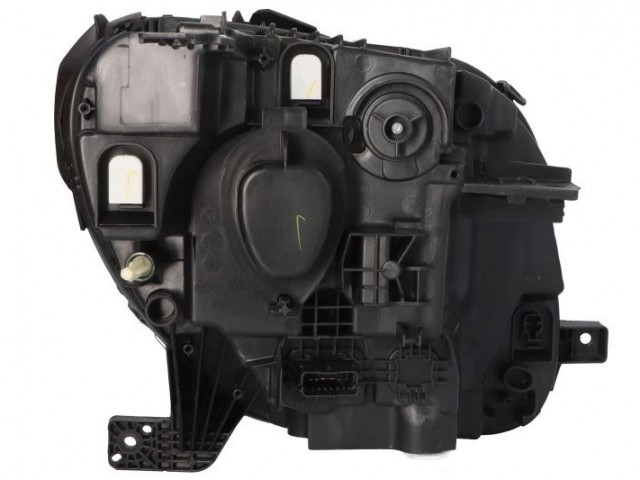 Smart Fortwo 2014- utángyártott új bal első fényszóró H4/LED (motoros) BASISline DEPO