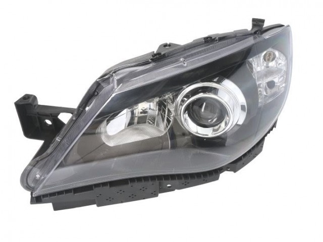 Subaru Impreza 2007-2013 utángyártott új bal első fényszóró H7/HB3 sötét házas 2011-ig (motoros) DEPO