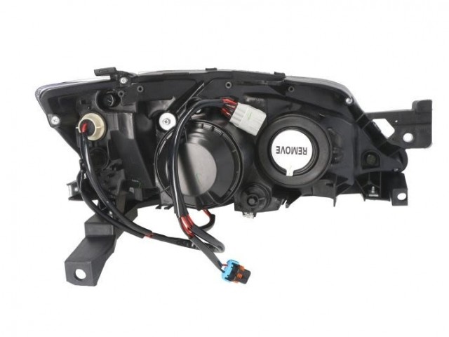 Subaru Impreza 2007-2013 utángyártott új bal első fényszóró H7/HB3 sötét házas 2011-ig (motoros) DEPO